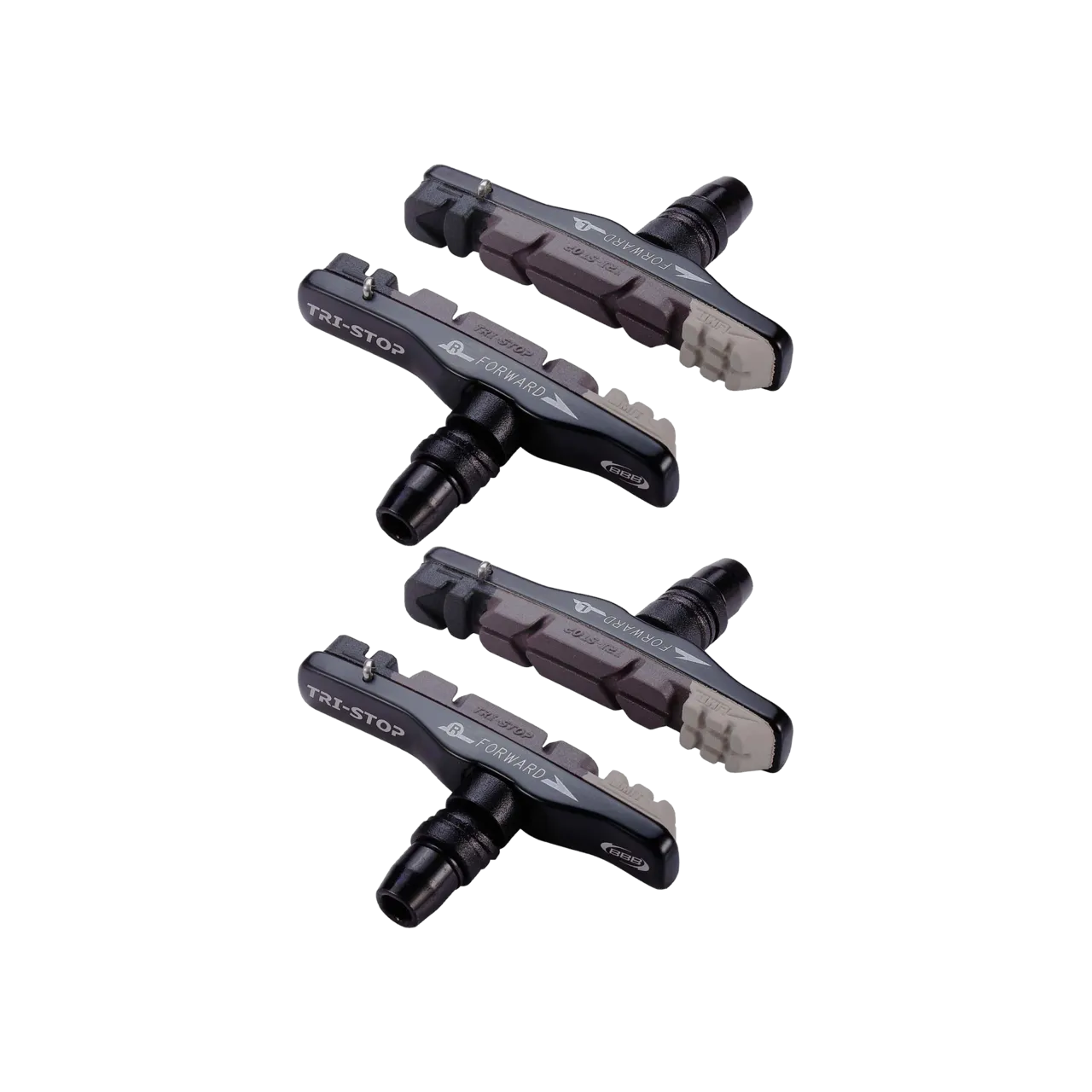 BBB Cycling TriStop Cartridge Triple Compound BBS-14T Rim Brake Shoes