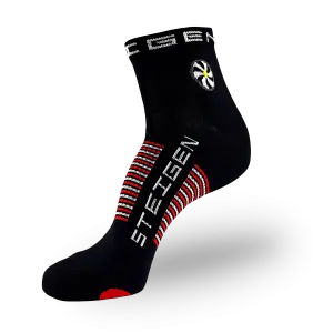 Big Foot (Size 12  Only) Black Running Socks ¼ Length