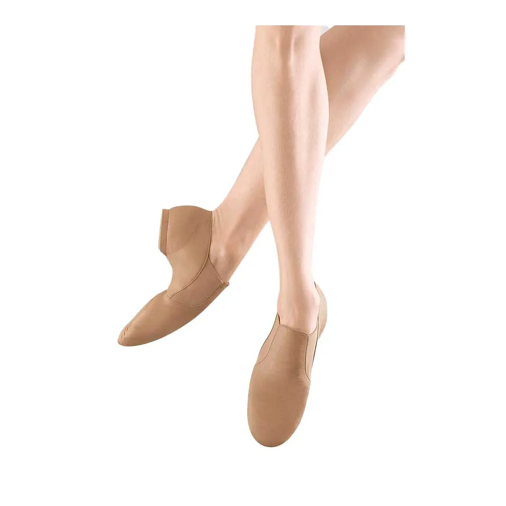 Bloch Slip-on Jazz Dance Bootie - Tots SO499T in Tan or Black