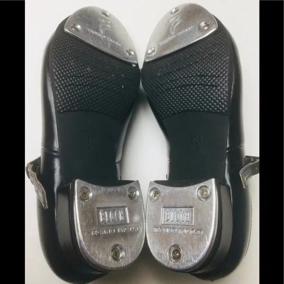 BLOCH - YOUNG GILRS - SIZE 13 - BLACK - MARY JANE - TAP DANCE SHOES