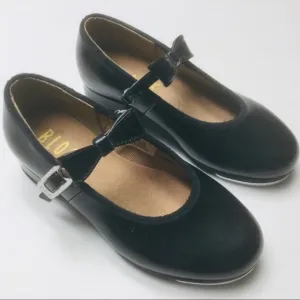 BLOCH - YOUNG GIRLS - BLACK - SIZE 9.5 - BLACK - MARY JANE - TAP DANCE SHOES