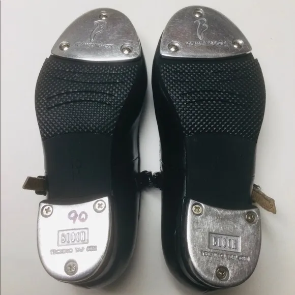 BLOCH - YOUNG GIRLS - SIZE 10 - BLACK - MARY JANE - TAP DANCE SHOES