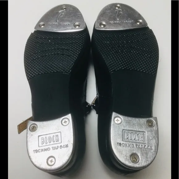 BLOCH - YOUNG GIRLS - SIZE 11.5 - BLACK - MARY JANE - TAP DANCE SHOES