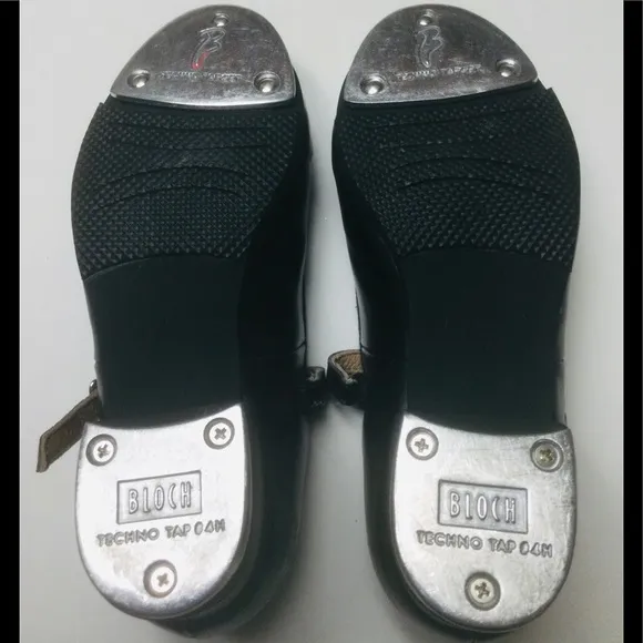 BLOCH - YOUNG GIRLS - SIZE 11.5 - BLACK - MARY JANE - TAP DANCE SHOES