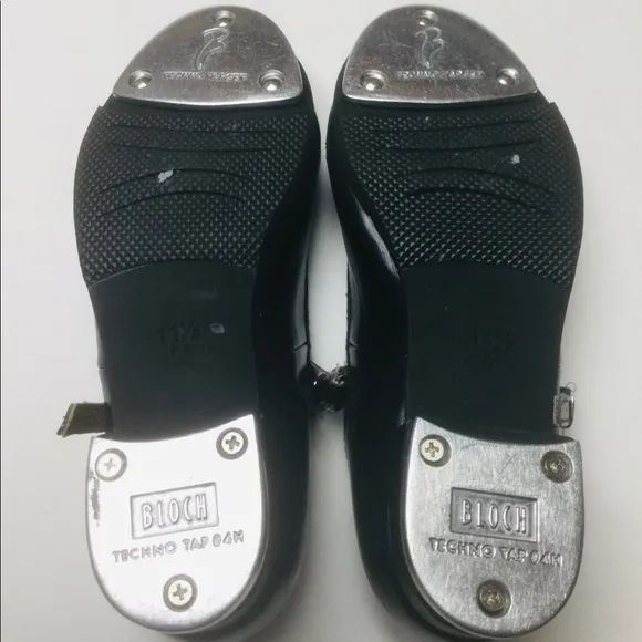 BLOCH - YOUNG GIRLS - SIZE 11.5 - BLACK - MARY JANE - TAP DANCE SHOES