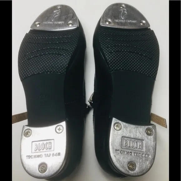 BLOCH - YOUNG GIRLS - SIZE 12.5 - BLACK - MARY JANE - TAP DANCE SHOES