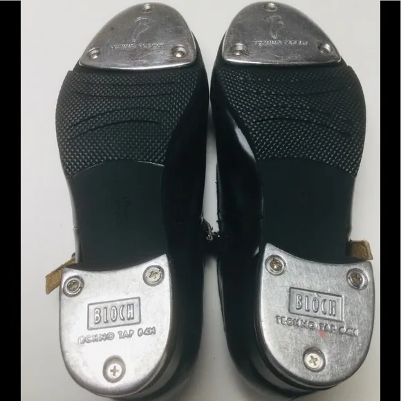 BLOCH - YOUNG GIRLS - SIZE 13 - BLACK - MARY JANE - TAP DANCE SHOES