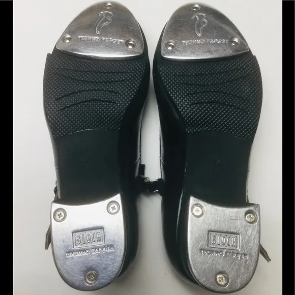BLOCH - YOUNG GIRLS - SIZE 1.5 - BLACK - MARY JANE - TAP DANCE SHOES