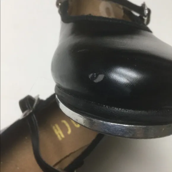 BLOCH - YOUNG GIRLS - SIZE 9.5 - BLACK - MARY JANE - TAP DANCE SHOES