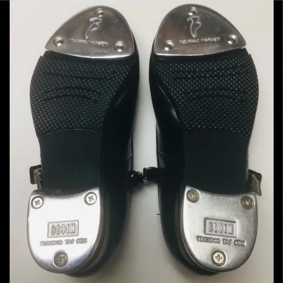 BLOCH - YOUNG GIRLS - SIZE 9.5 - BLACK - MARY JANE - TAP DANCE SHOES