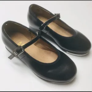BLOCH - YOUNG GIRLS - SIZE 9.5 - BLACK - MARY JANE - TAP DANCE SHOES