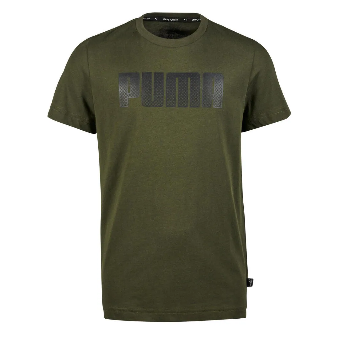 Boys' Gym Short-Sleeved T-Shirt - Khaki Print