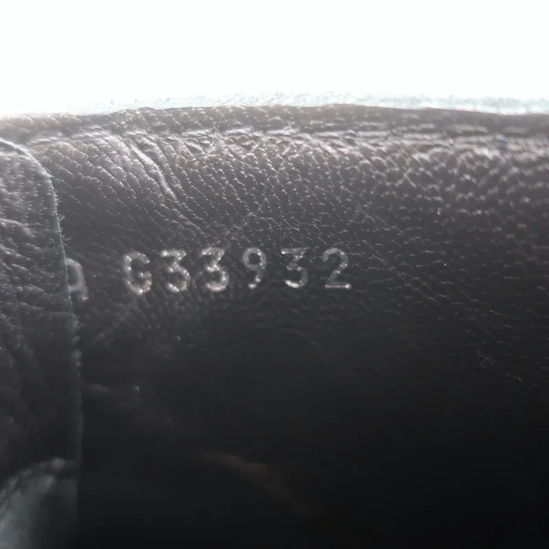 Chanel 18A Pearl & Chain-Embellished Ankle Boots Black Leather Size 35.5