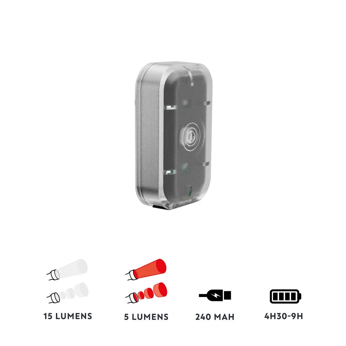 CL 500 Front or Rear LED USB Bike Light