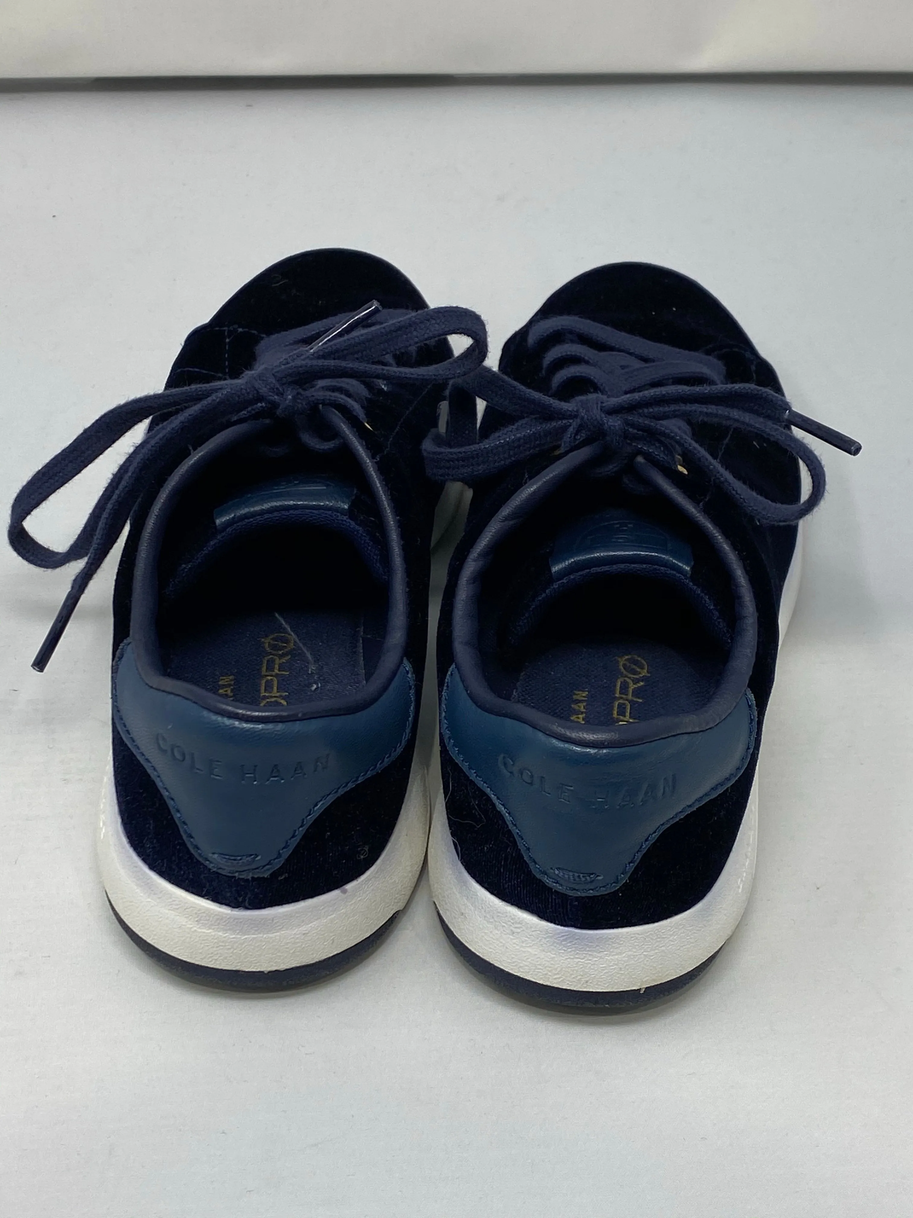 Cole Haan Navy Grand Cross Court Velvet Sneakers