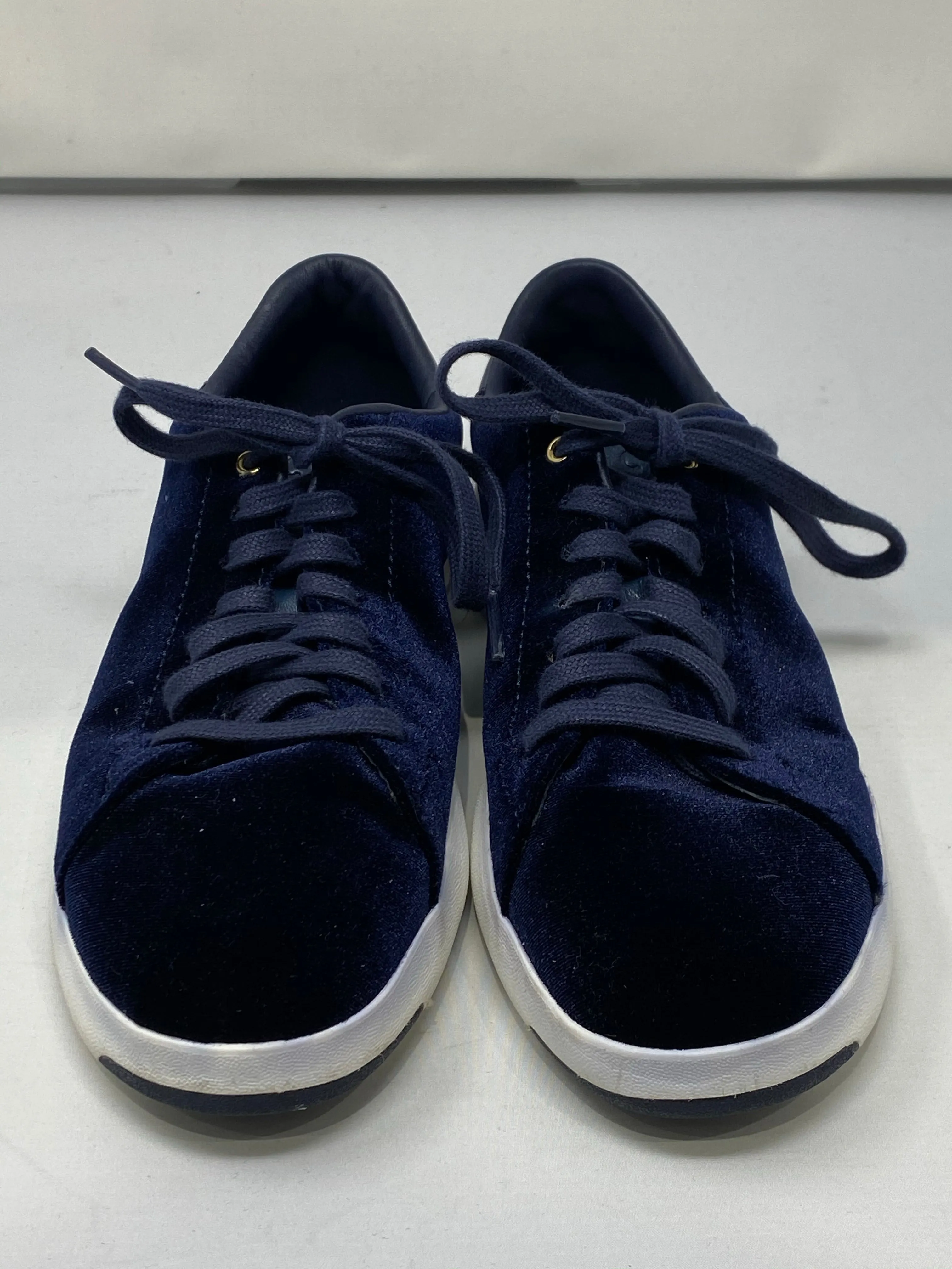 Cole Haan Navy Grand Cross Court Velvet Sneakers