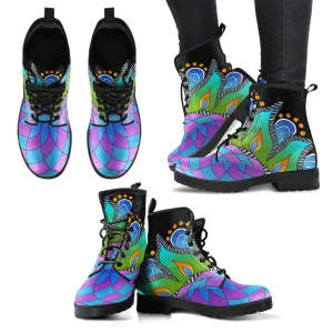 Colorful Daring Mandala Women's Boots (select color)