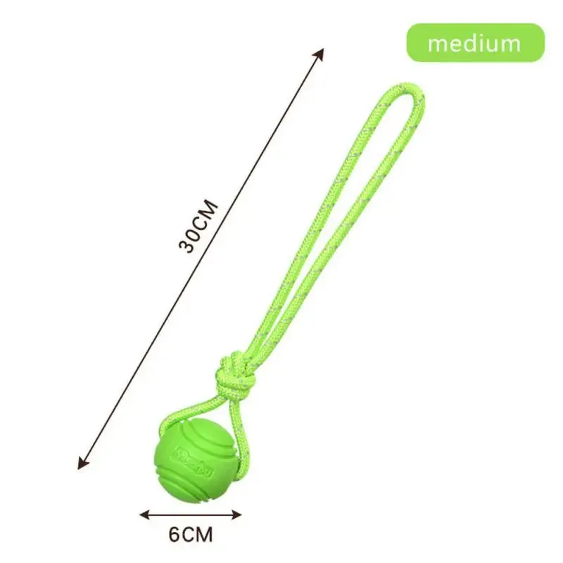 Cotton Rope Dog Training Ball Nontoxic Durable Interactive Toy