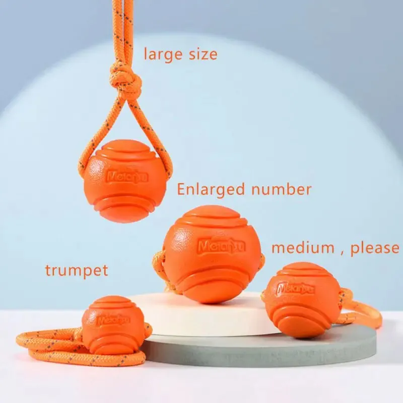 Cotton Rope Dog Training Ball Nontoxic Durable Interactive Toy