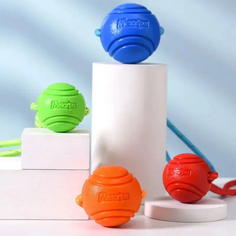 Cotton Rope Dog Training Ball Nontoxic Durable Interactive Toy