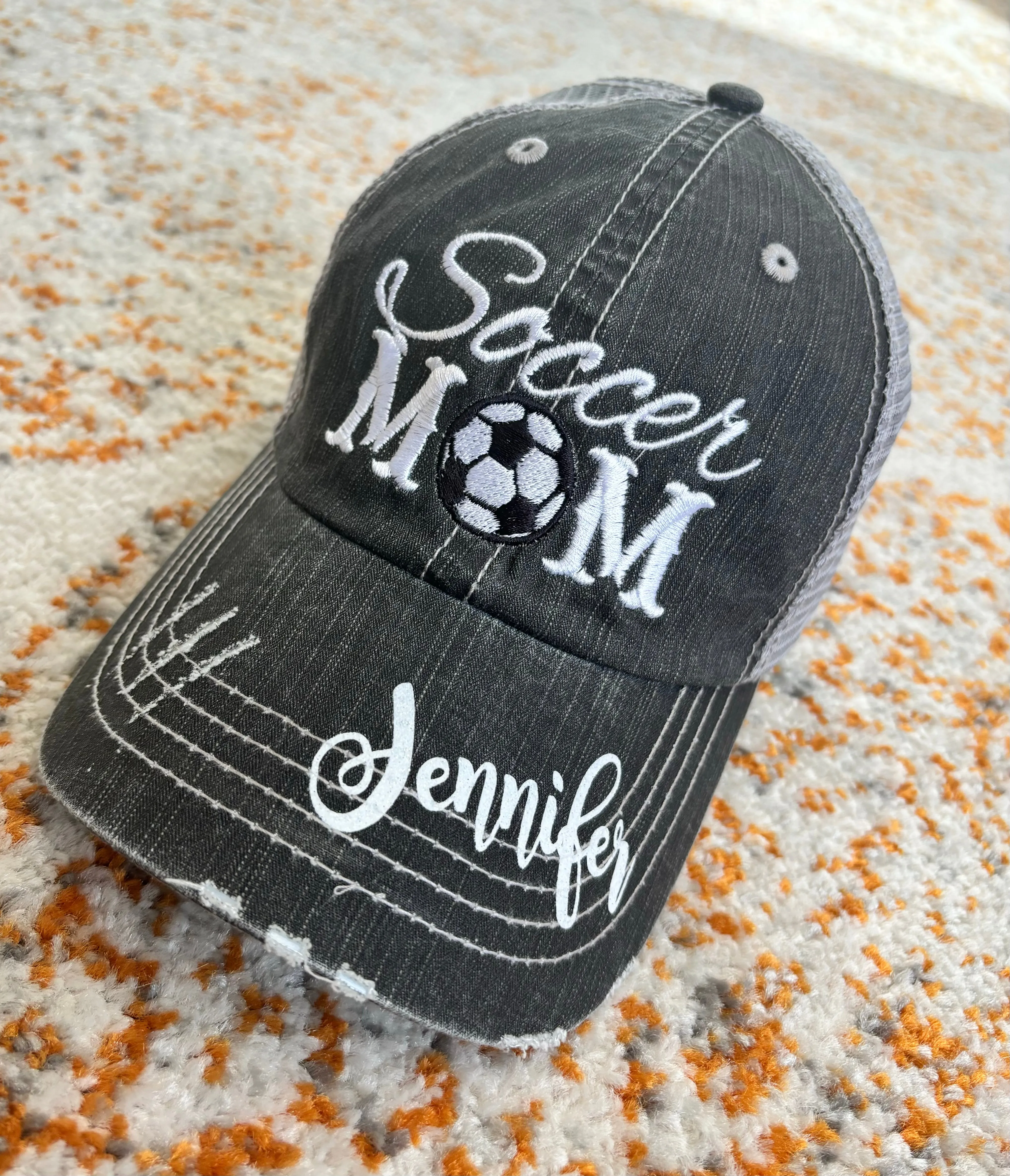 Dance hats and jewelry | Dance mom | Personalize | Embroidered distressed trucker caps