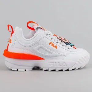 Dámske tenisky Fila DISRUPTOR FLOWER wmn White-Fiery Coral