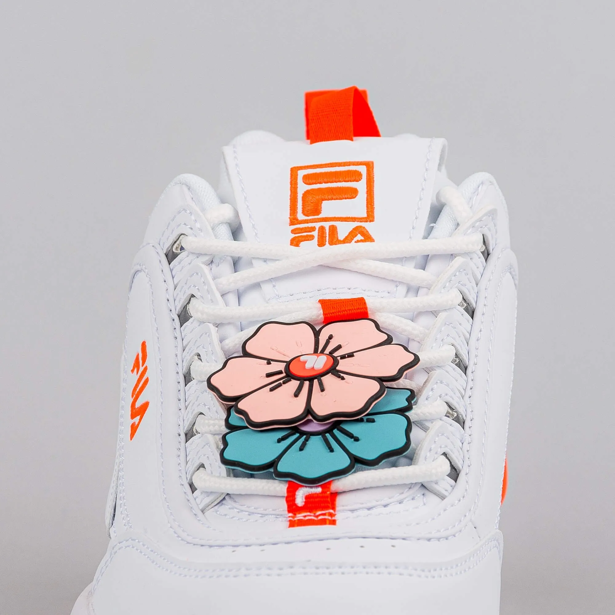Dámske tenisky Fila DISRUPTOR FLOWER wmn White-Fiery Coral