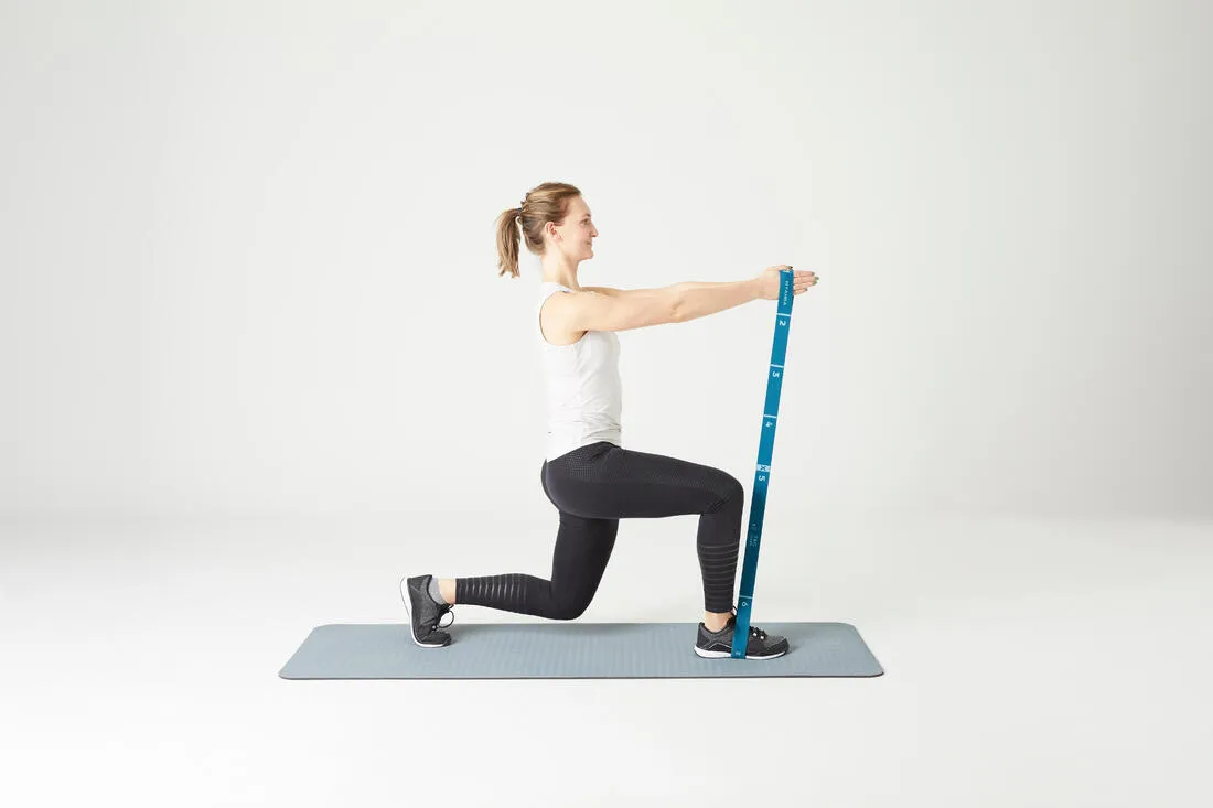 Elastic Fabric Fitness Resistance Band 7 kg - Navy Blue