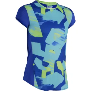 Energy Girls' Short-Sleeved Gym T-Shirt - Blue