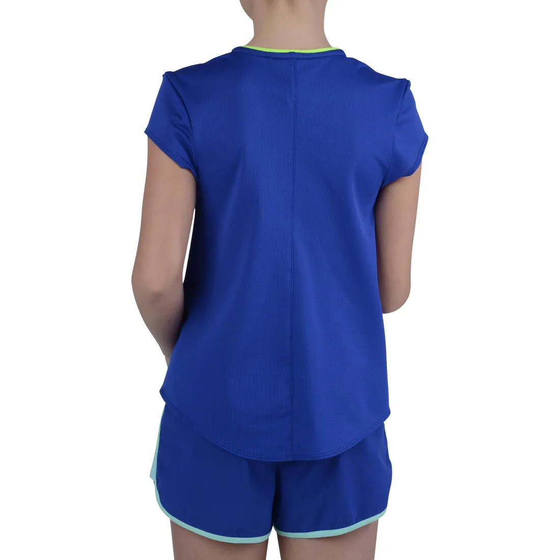 Energy Girls' Short-Sleeved Gym T-Shirt - Blue