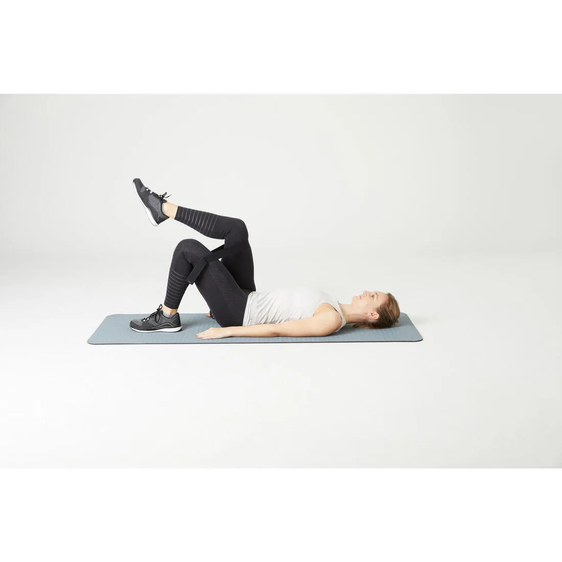 Fabric Fitness Resistance Band 15 kg - Black