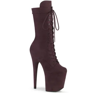 FLAMINGO-1050FS  Brown Faux Suede/Brown Faux Suede