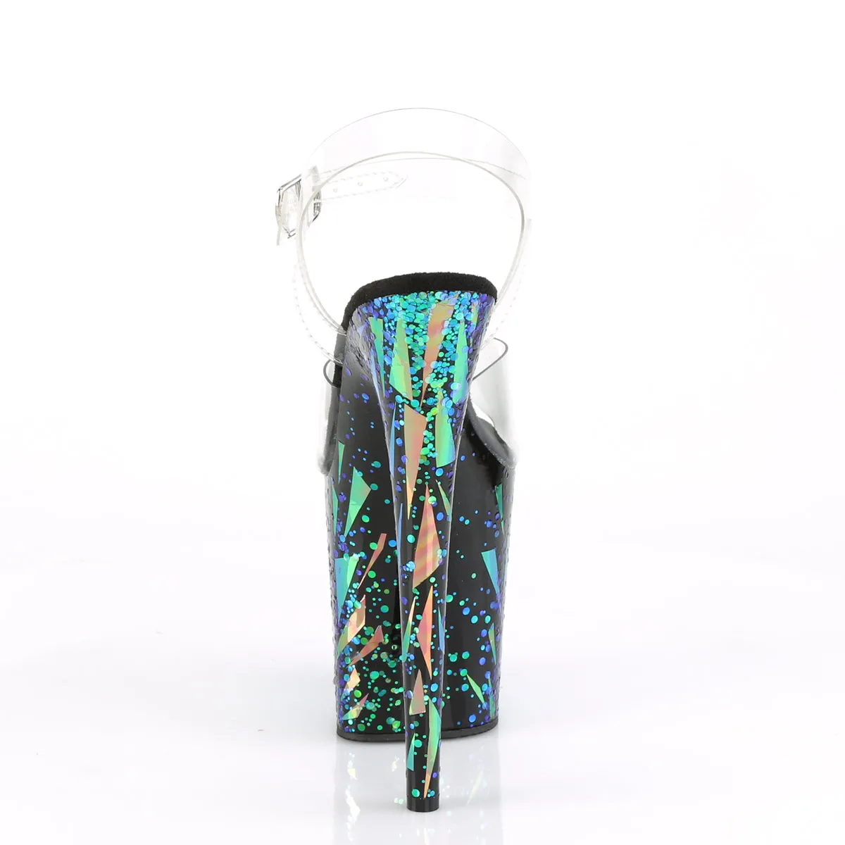 FLAMINGO-808SPLA-1  Clear/Black-Purple-Green Hologram