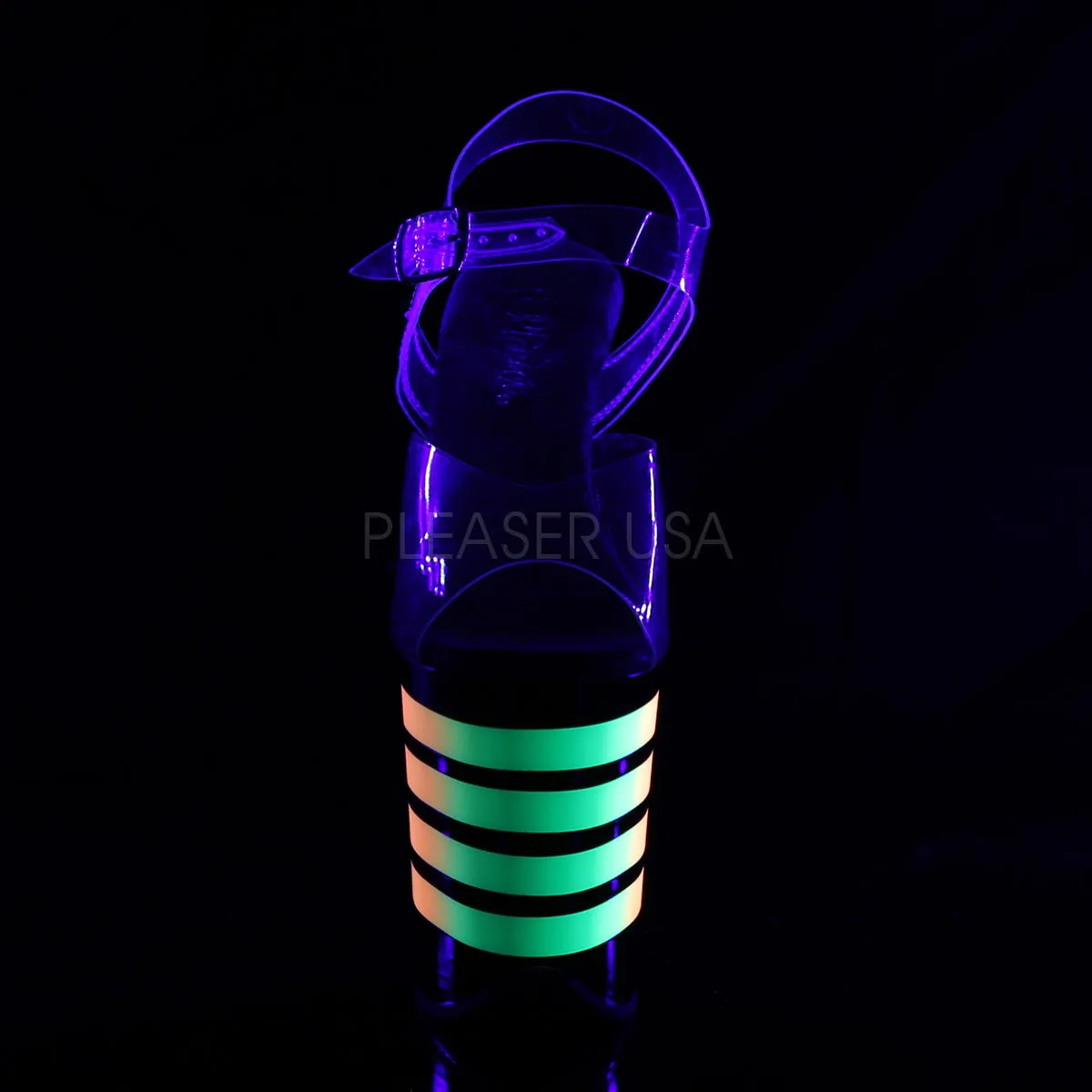 FLAMINGO-808UVLN  Clear/Black-Neon Lines