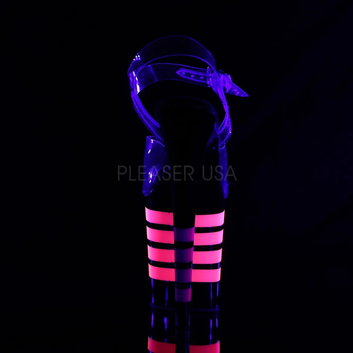 FLAMINGO-808UVLN  Clear/Black-Neon Lines