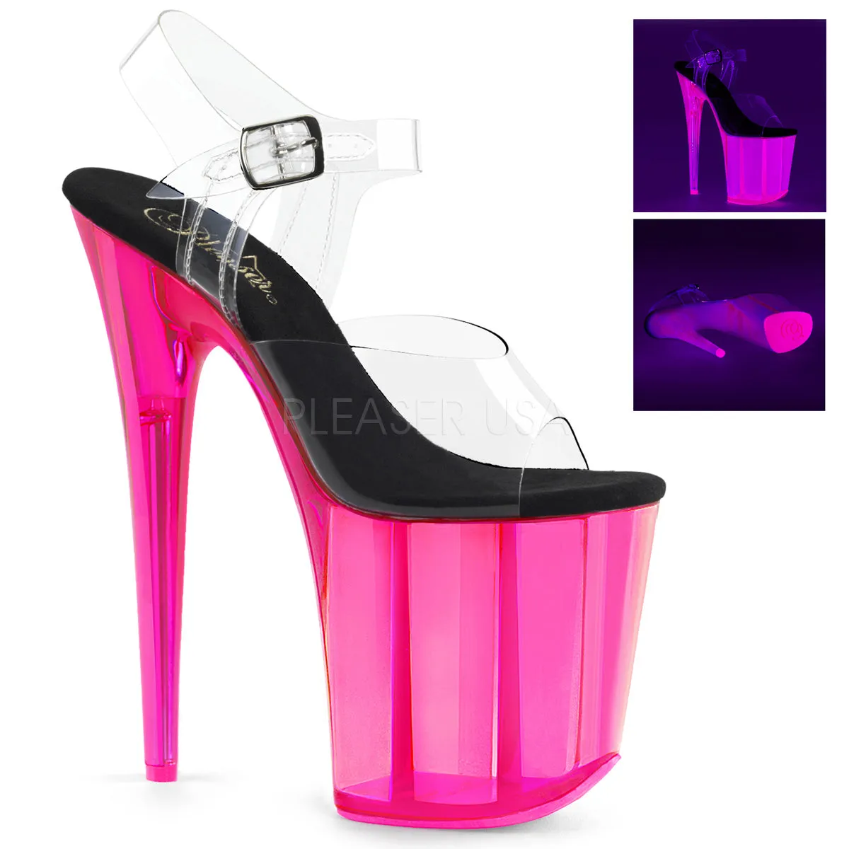 FLAMINGO-808UVT  Clear/Hot Pink Tinted