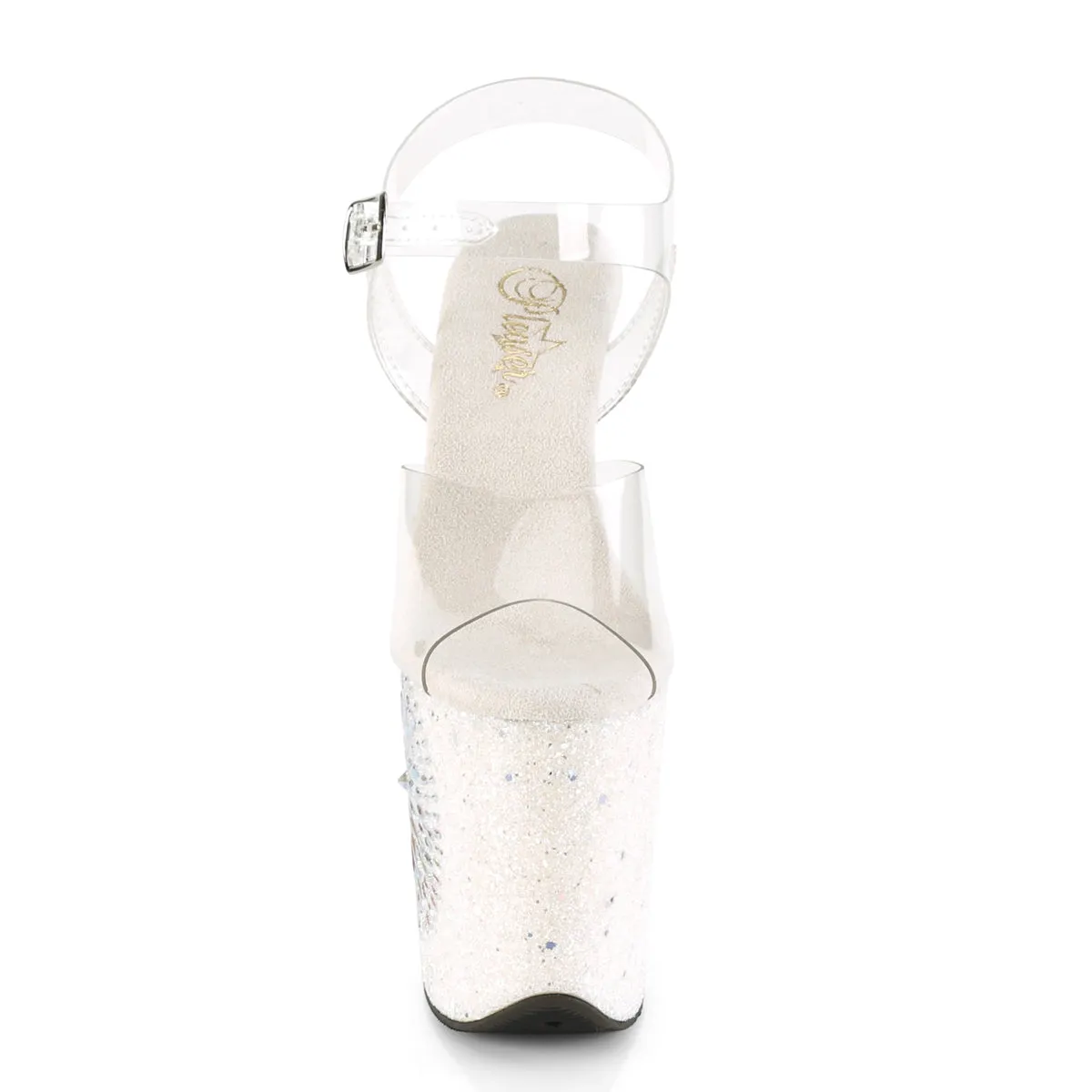 FLAMINGO-808WD  Clear/White Glitter-AB RS