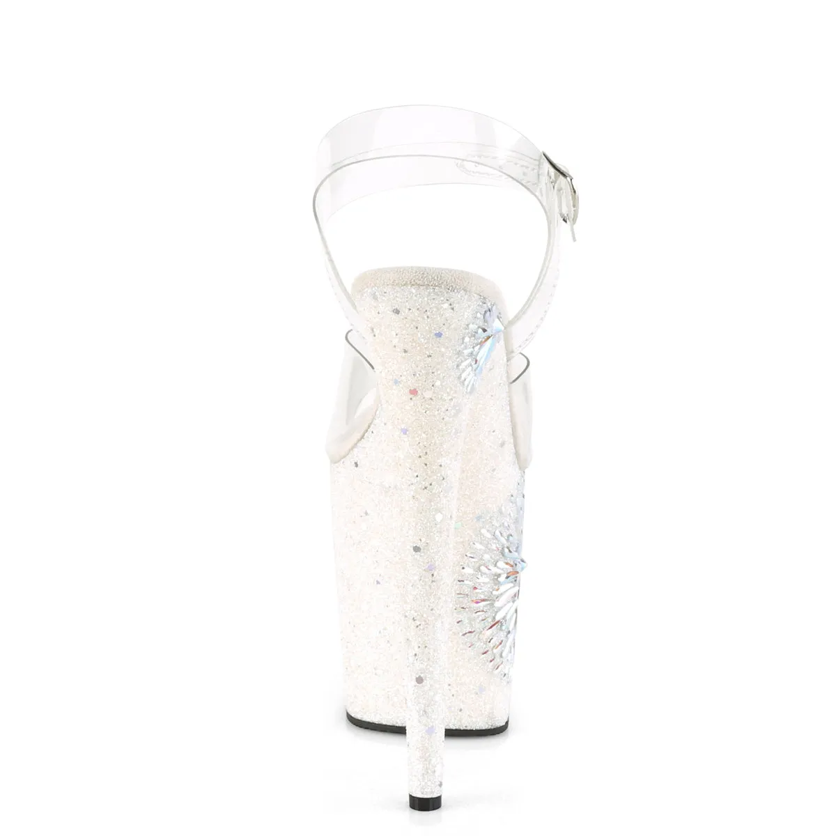 FLAMINGO-808WD  Clear/White Glitter-AB RS