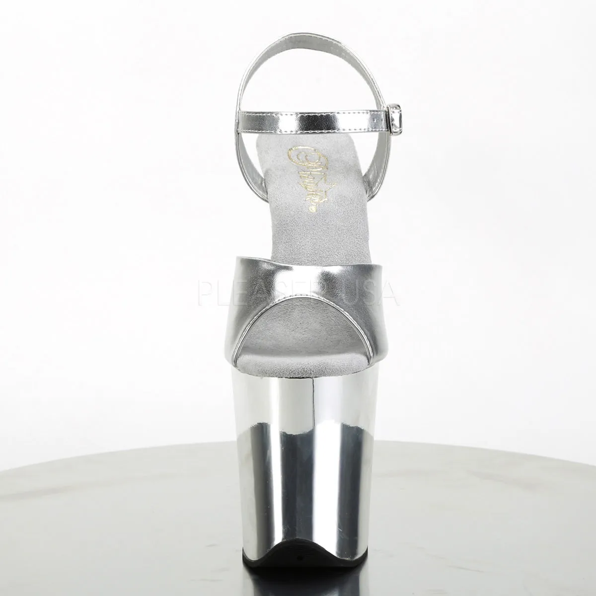 FLAMINGO-809  Silver Metallic Pu/Silver Chrome