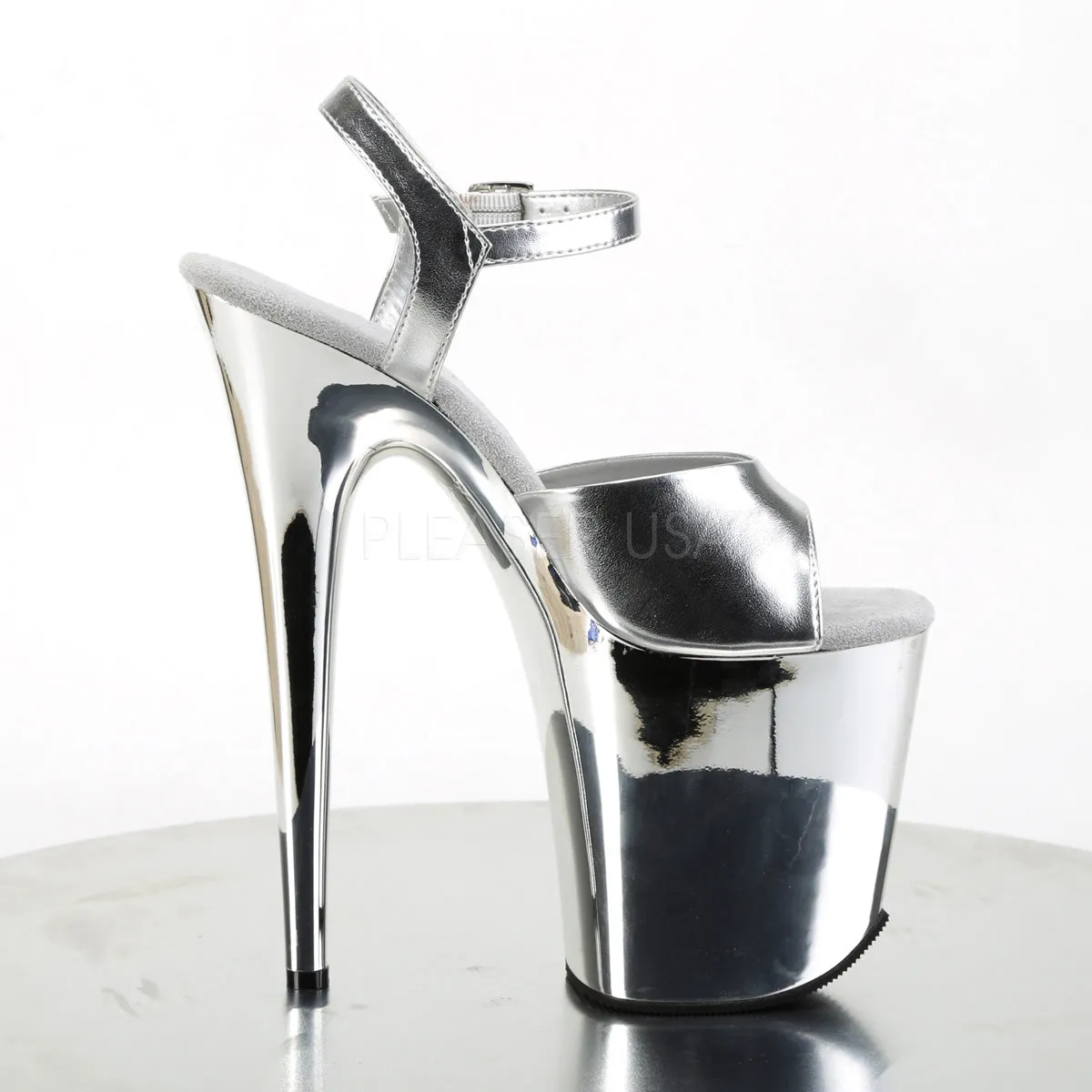FLAMINGO-809  Silver Metallic Pu/Silver Chrome
