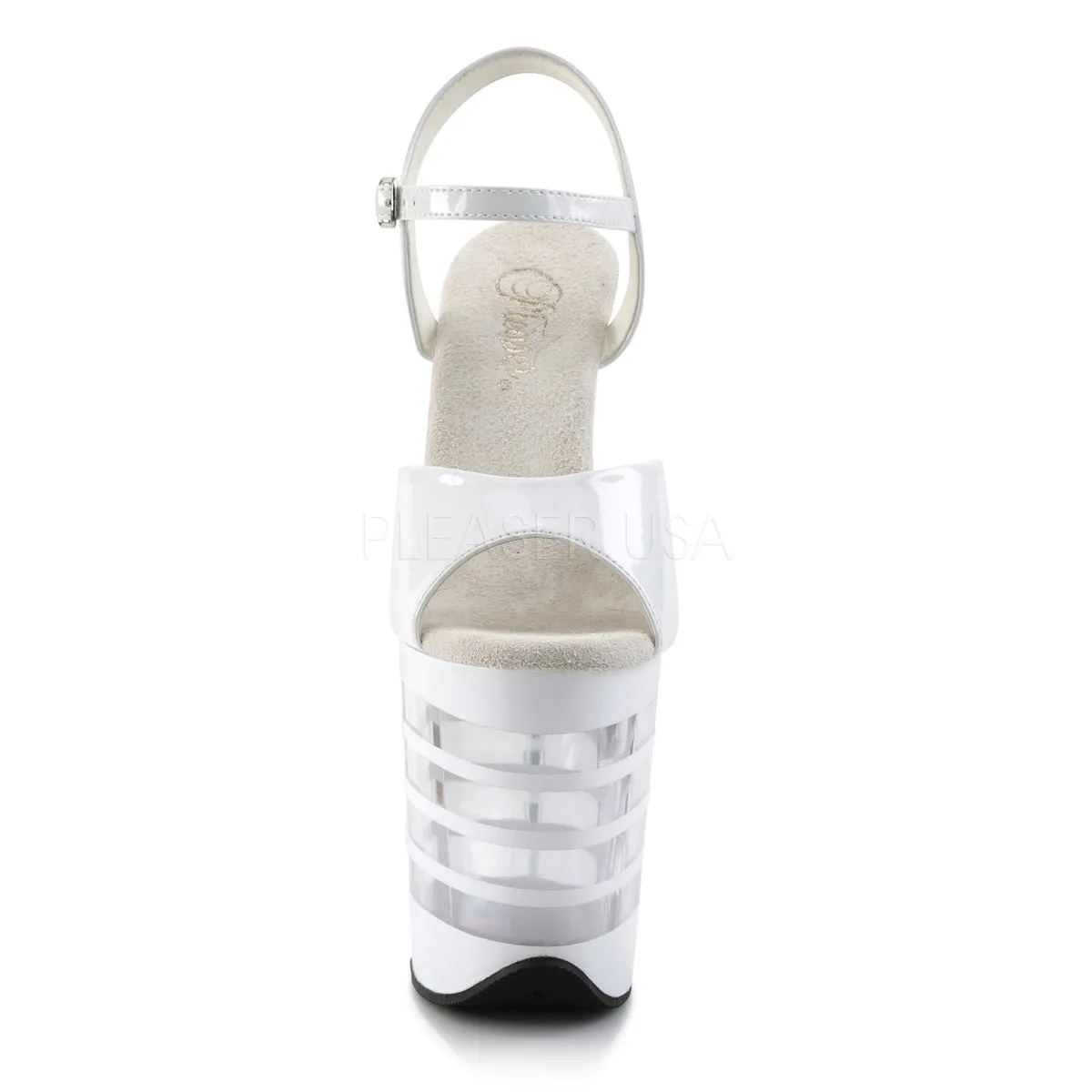 FLAMINGO-809LN  White Patent/White