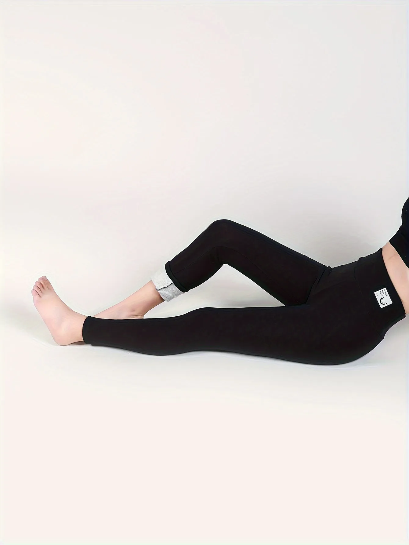 Fleece Liner Soft Yoga Pants, High Waist Stretchy Slim Fit Yoga Leggings, Women's Activewear