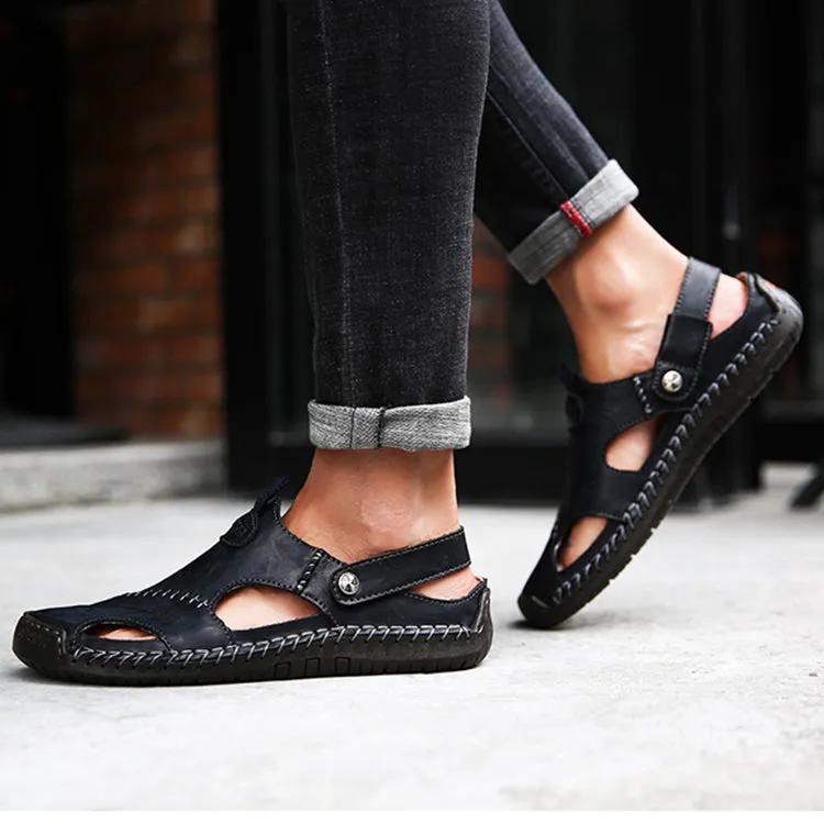 GEHGUT™ Premium Leder -Männer im Freien Sandalen