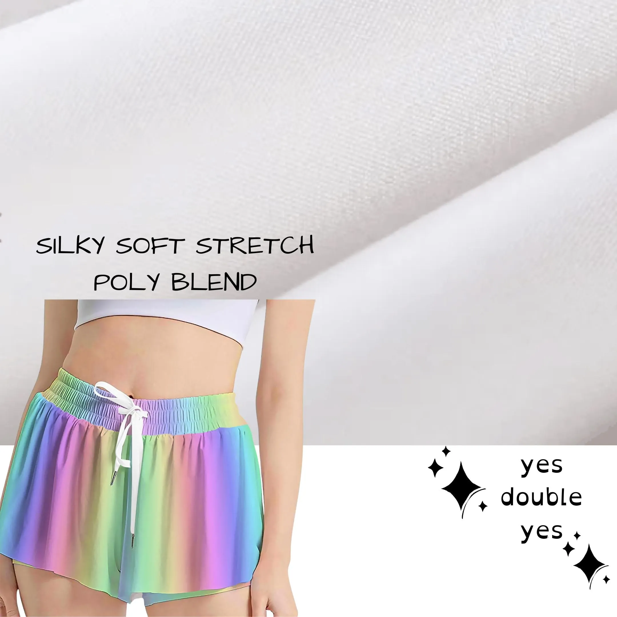 Gentle Rainbow Womens Skort