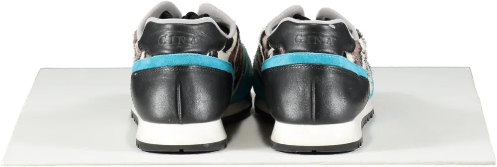 Gina Black Leopard Print Trainers UK 3 EU 36 👠