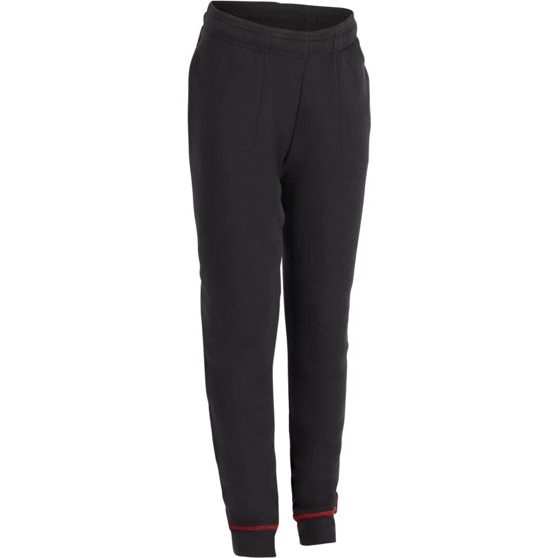 Girls' Gym Bottoms - Black/Orange