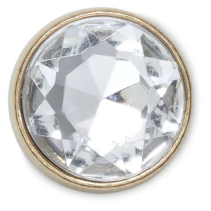 Gold Clear Gem Jibbitz