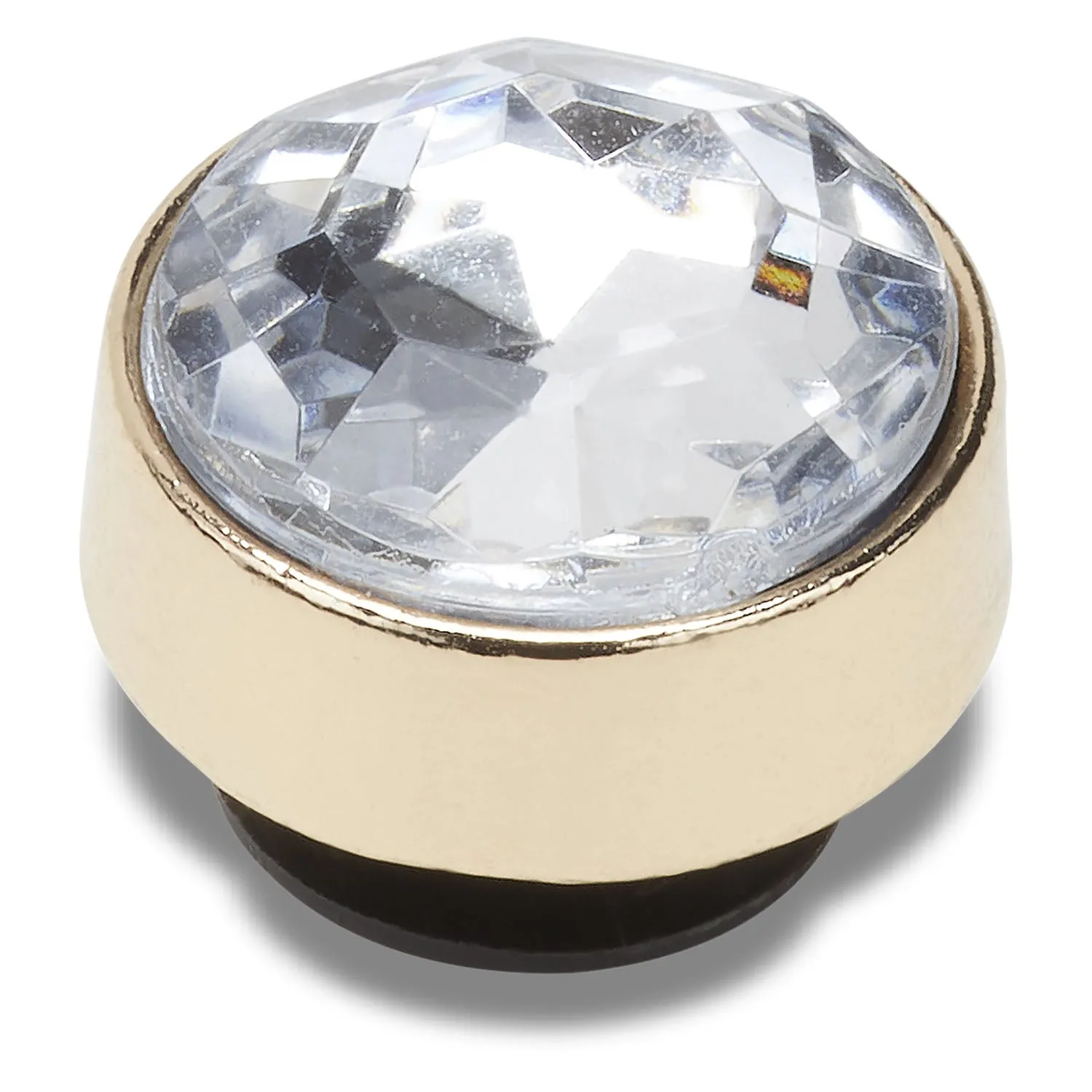 Gold Clear Gem Jibbitz