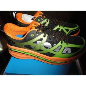 Hoka One One Mens Stinson 3 ATR Shoes 1008326 Bright Green / Persimmon 12.5