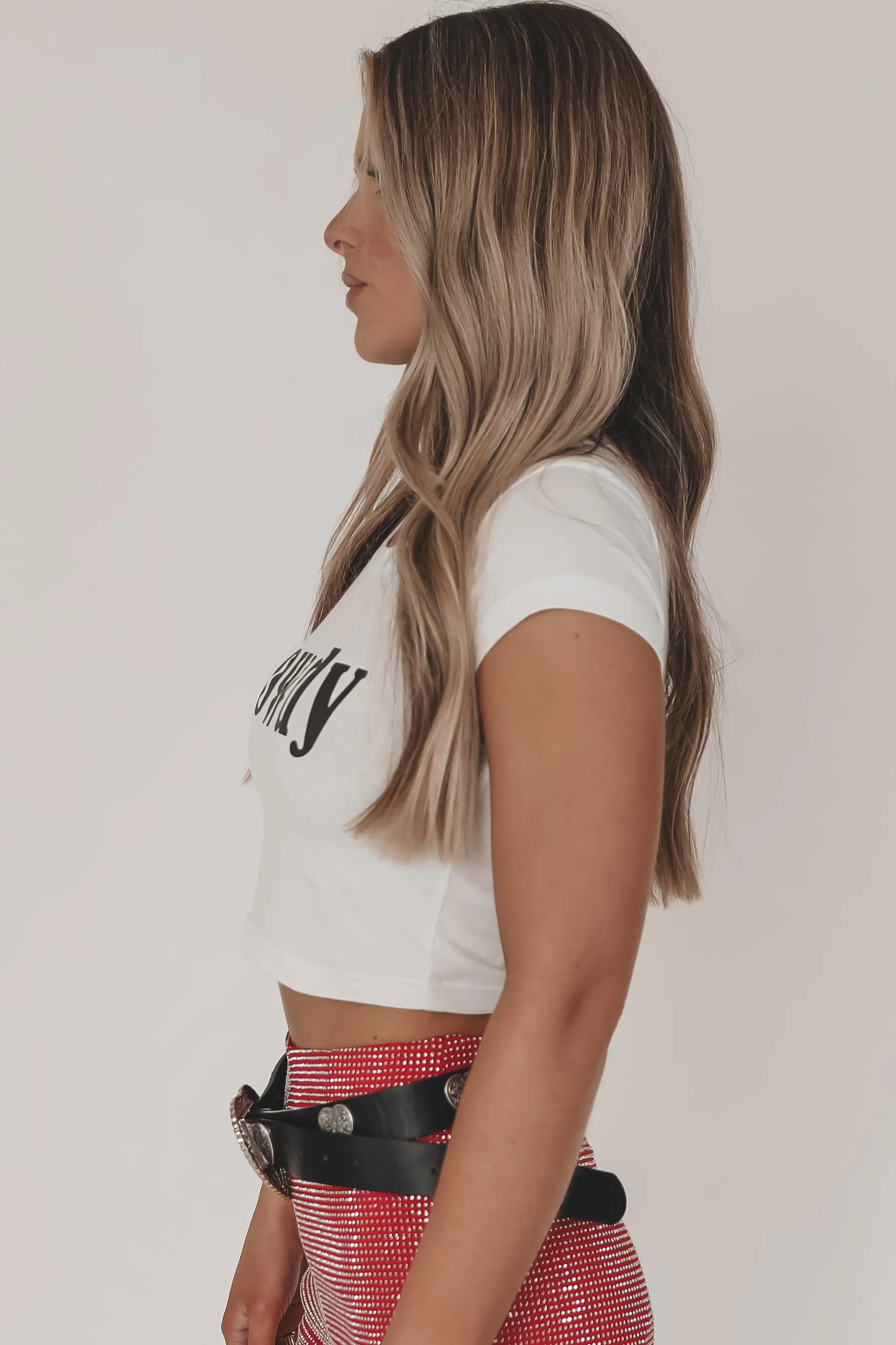 Howdy Cropped Babydoll Tee